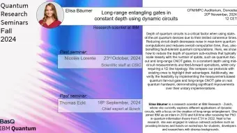 Quantum Research Seminars (3/3)