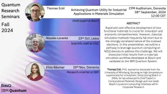 Quantum Research Seminars